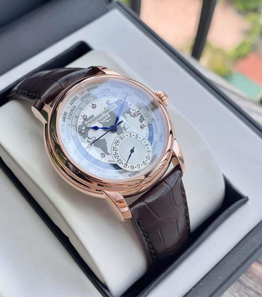 فردریک کنستانت مردانه دست ساز WORLD TIME مدل FC-718WM4H4