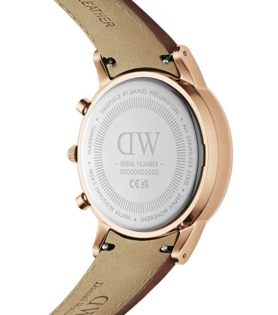 دنیل ولینگتون مردانه چرم کرنوگراف مدل DW00100640