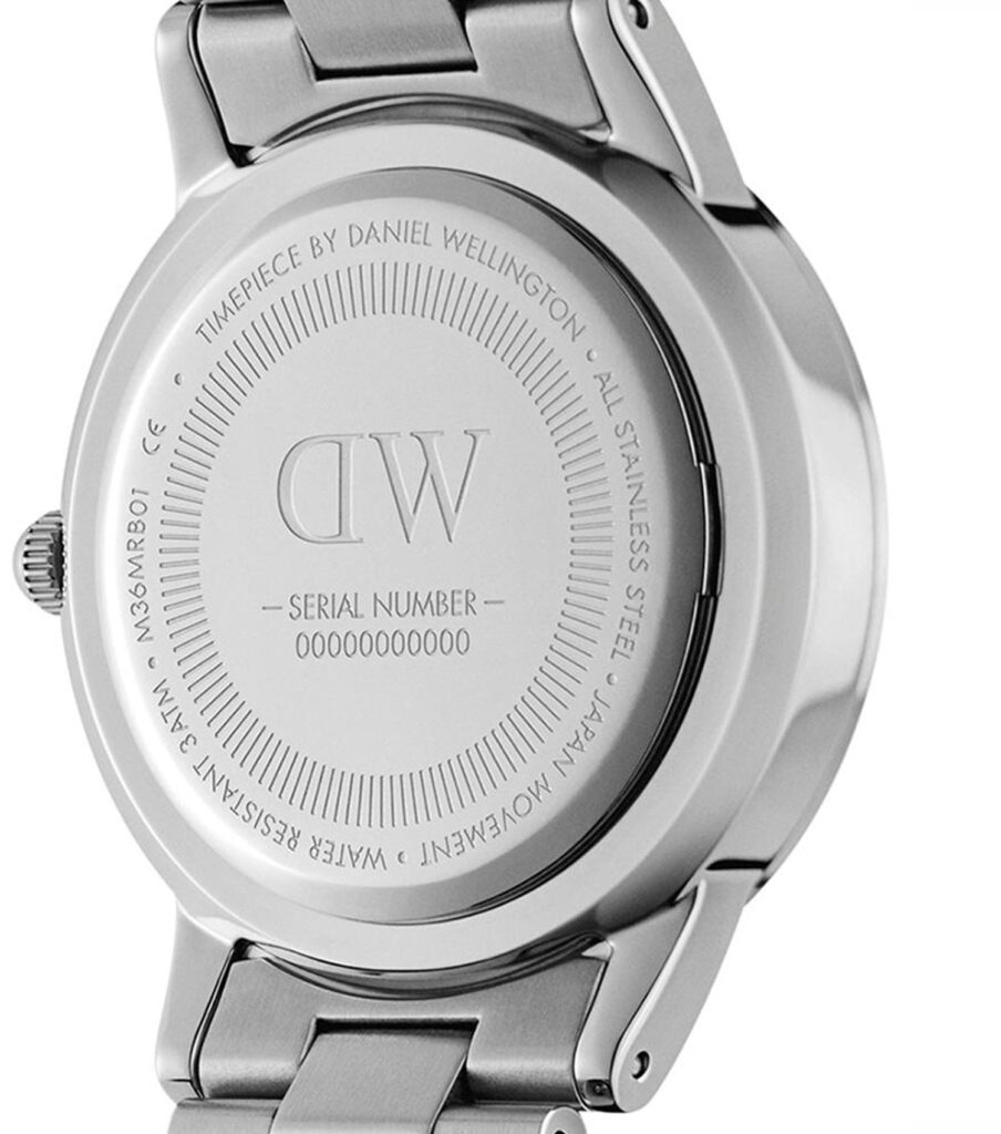 دنیل ولینگتون مردانه استیل مینیمال مدل DW00100448