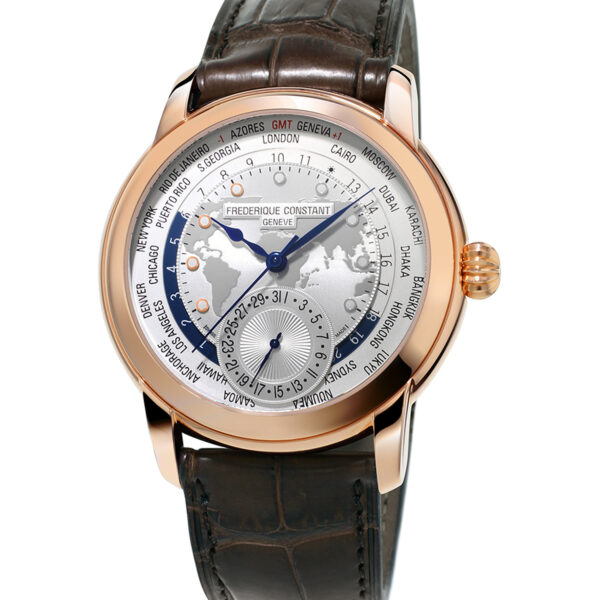 فردریک کنستانت مردانه دست ساز WORLD TIME مدل FC-718WM4H4