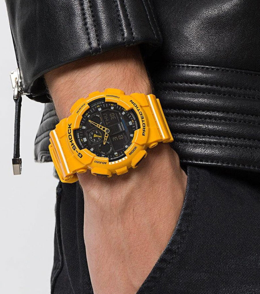 کاسیو G-SHOCK مردانه ضد ضربه و ضد آب مدل GA-100A-9ADR