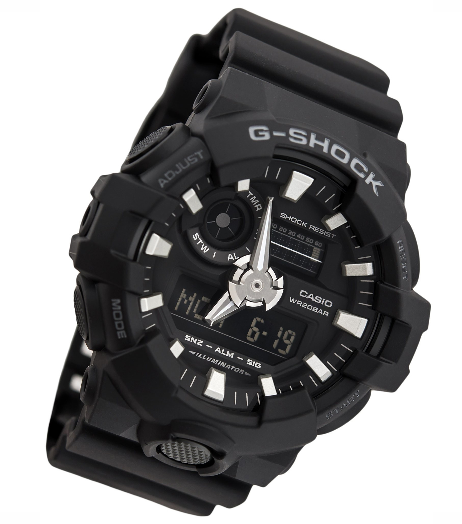 کاسیو G-SHOCK مردانه ضد ضربه و ضد آب مدل GA-700-1B