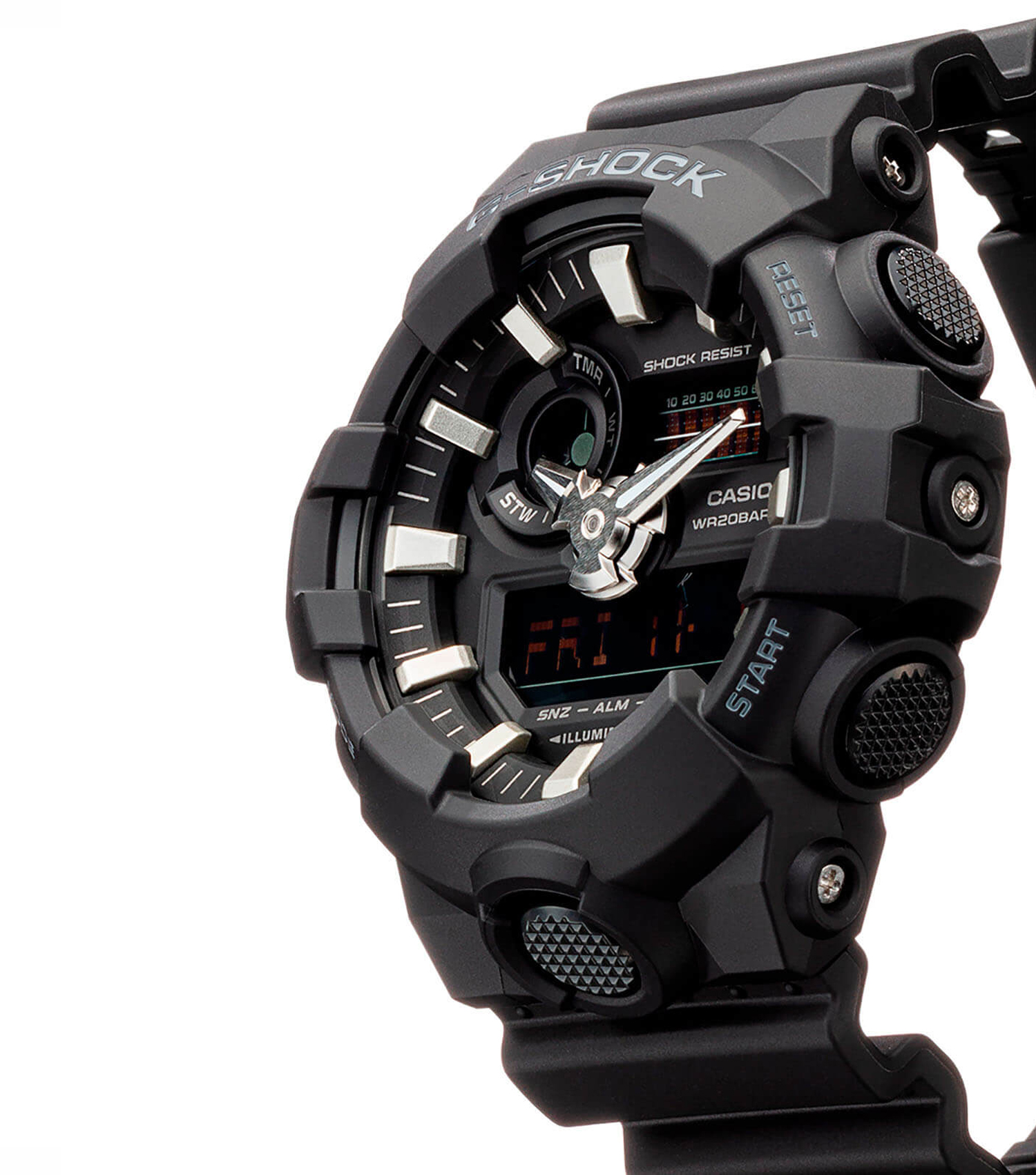 کاسیو G-SHOCK مردانه ضد ضربه و ضد آب مدل GA-700-1B