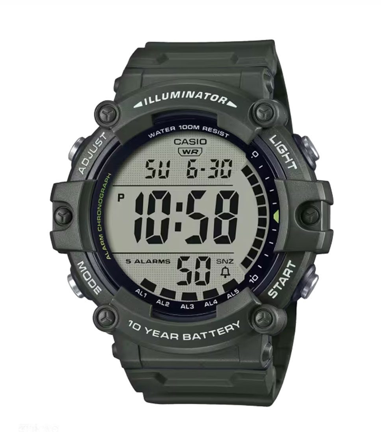 کاسیو جنرال مردانه WORLD TIME مدل AE-1500WHX-3A