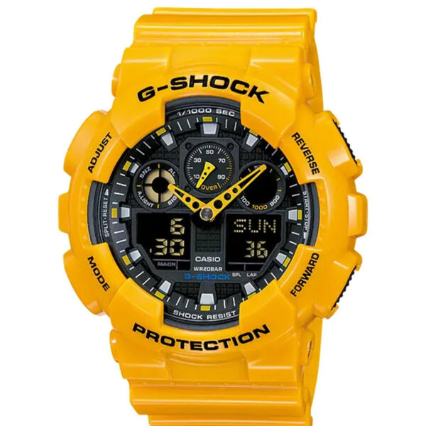 کاسیو G-SHOCK مردانه ضد ضربه و ضد آب مدل GA-100A-9ADR