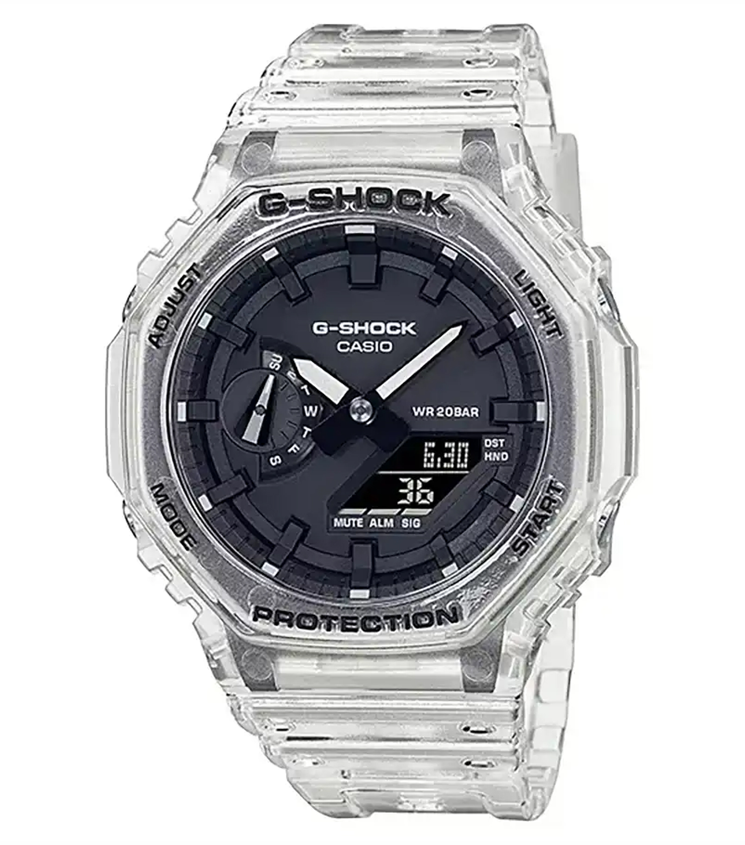 کاسیو G-SHOCK مردانه ضد ضربه و ضد آب مدل GA-2100SKE-7ADR
