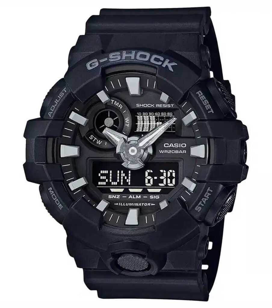 کاسیو G-SHOCK مردانه ضد ضربه و ضد آب مدل GA-700-1B
