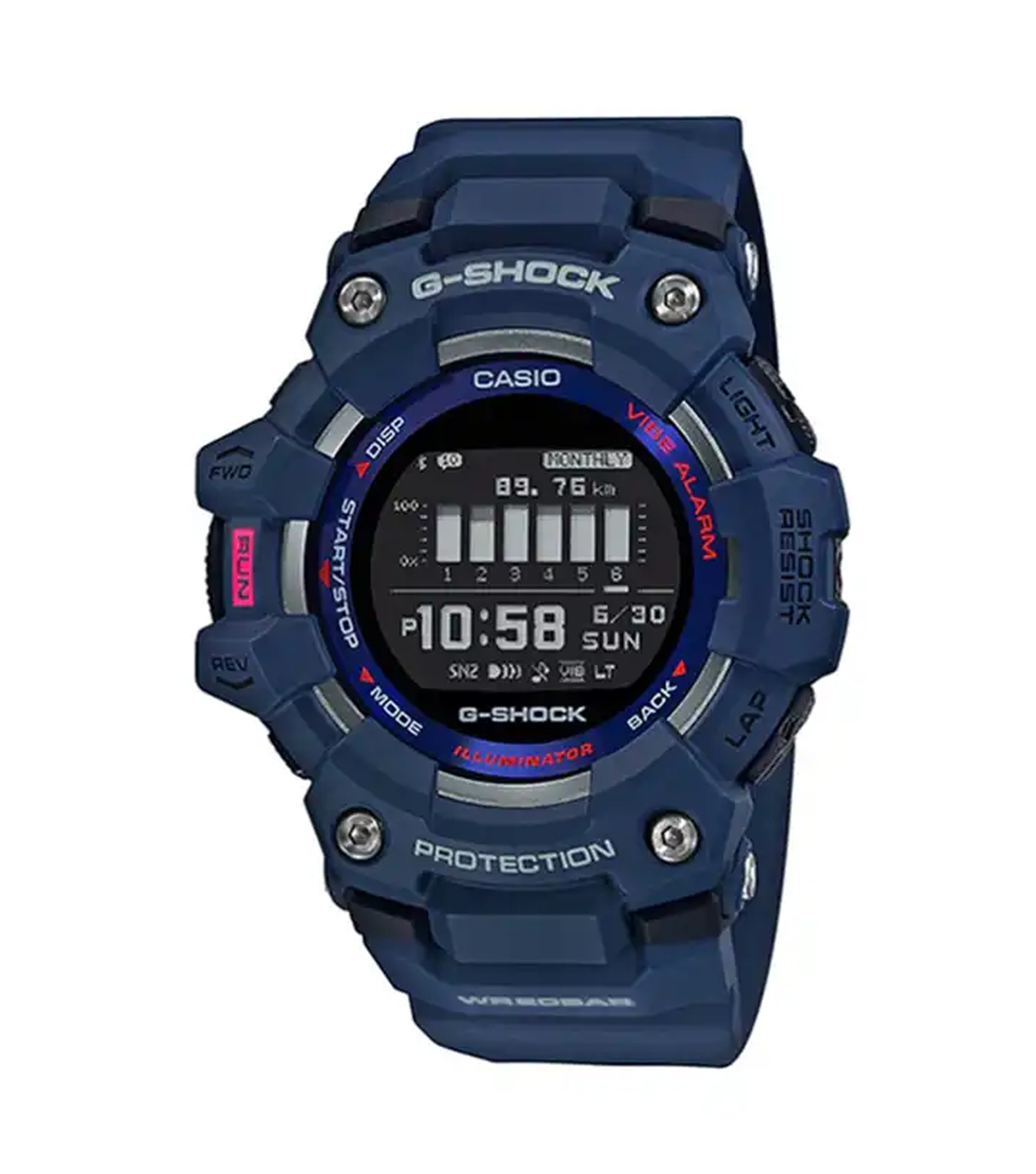 کاسیو G-SHOCK مردانه بلوتوث MOBILE CONNECTION مدل GBD-100-2DR