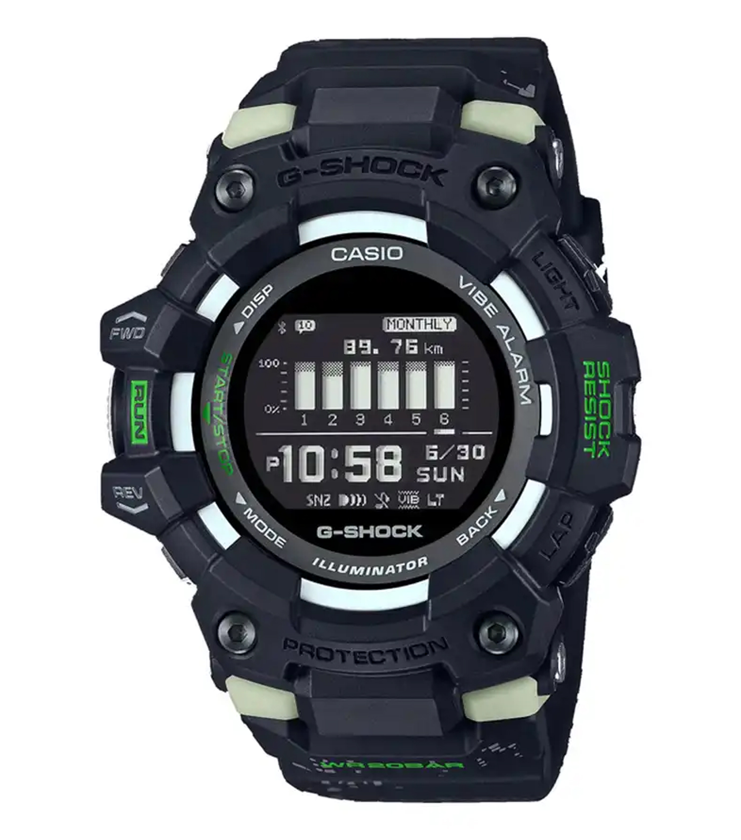 کاسیو G-SHOCK مردانه بلوتوث MOBILE CONNECTION مدل GBD-100LM-1DR