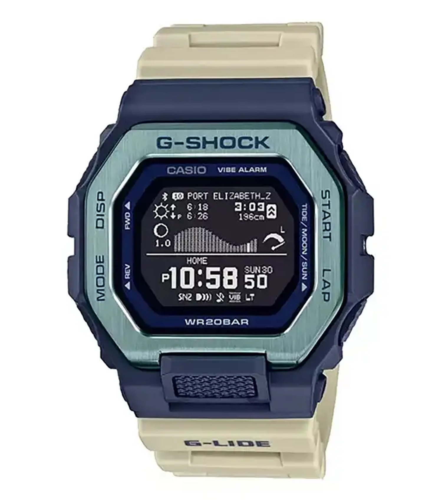 کاسیو G-SHOCK مردانه بلوتوث MOBILE CONNECTION مدل GBX-100TT-2DR