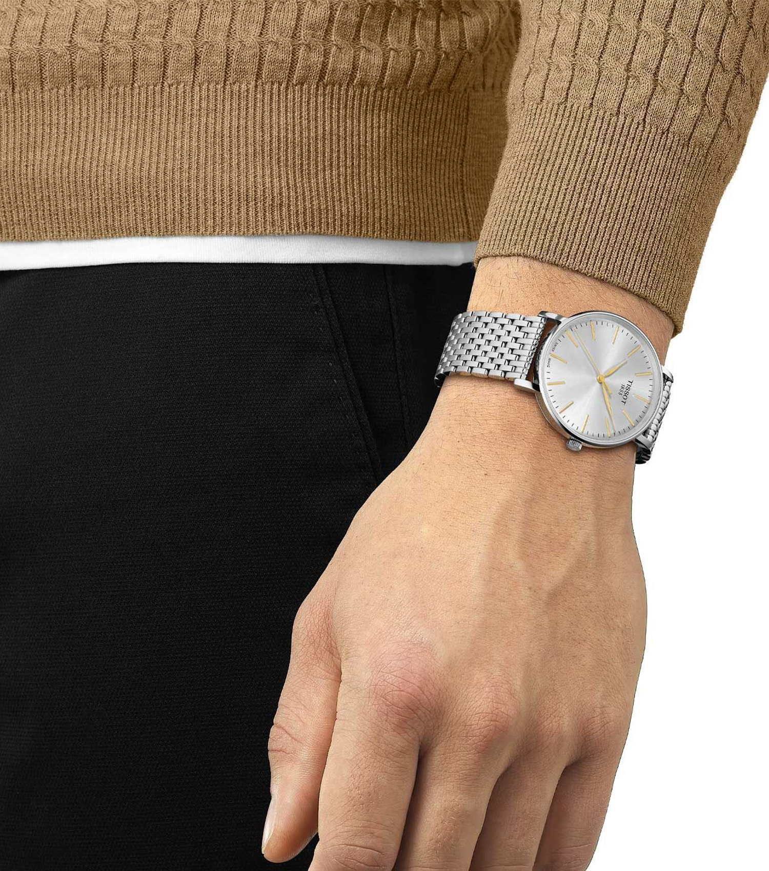 ساعت مچی تیسوت Tissot مردانه تک موتوره کلاسیک T143.410.11.011.01