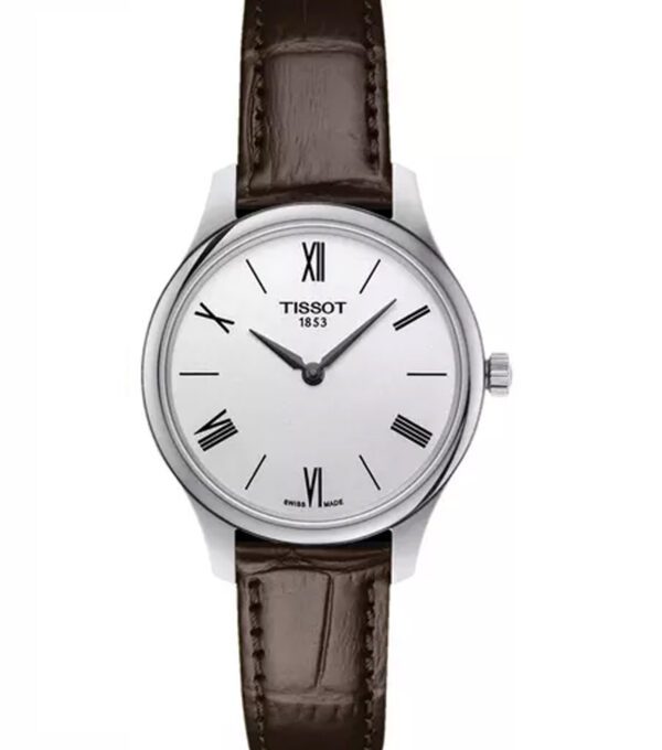 ساعت مچی تیسوت Tissot زنانه تک موتوره چرم مدل T063.209.16.038.00