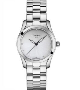 ساعت مچی تیسوت Tissot زنانه تک موتوره نگین برلیان مدل T112.210.11.036.00