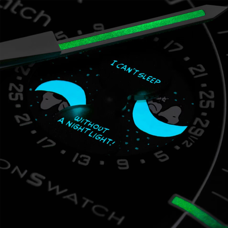 ساعت امگا سواچ MISSION TO THE MOONPHASE مدل SO33B700