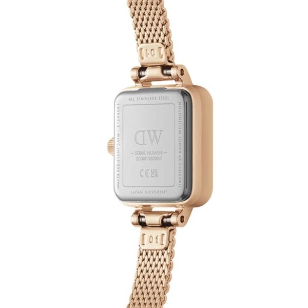 ساعت زنانه دنیل ولینگتون مدل Quadro Mini Melrose Champagne – کد DW00100651