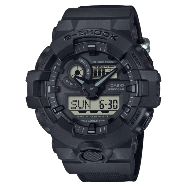 ساعت مردانه G-SHOCK GA-700BCE-1A — Blackout Cordura