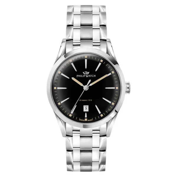 ساعت مچی Philip Watch مدل R8253180003 — Philip Watch Sunray Black Silver – مردانه