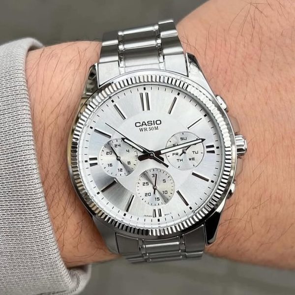 ساعت کاسیو CASIO مردانه مدل MTP-1375D-7A1VDF