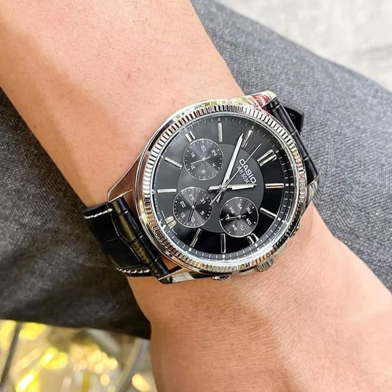 ساعت کاسیو CASIO مردانه مدل MTP-1375L-1AVDF